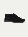 Balishoes Men's Black Suede Slip-On City Loafer