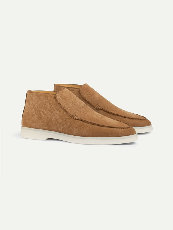 Balishoes Men's Caramel Nubuck Winter City Loafer